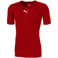 Puma LIGA Baselayer SS Vyriški marškinėliai Raudoni 655918 01 M