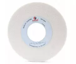 ANDRE plokščiasis šlifavimo diskas 250 mm x 25 mm x 76 mm 99AY46K7VE01-35 baltas, Type 1