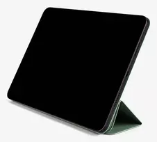 Pomologic Smart Cover, skirtas iPad Air 10.9 inch ir iPad Pro 11 inch – juoda PU oda su automatiniu pažadinimu/užmigdymu, magnetiniu stovu ir Apple Pencil įkrovimo palaikymu