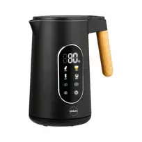 ELDOM C550 belaidis temperatūros valdymo virdulys, 1,7 l, 2200 W, nerūdijančio plieno, 5 programos, palaikymas šilumos, LED ekranas, juodas