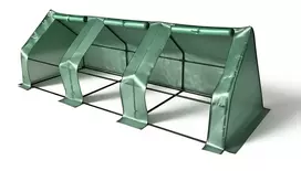AWTOOLS Mini Folijos Tunelinis Šiltnamis 295x95x95cm, Cinkuoto Plieno Rėmas su UV Atsparia PE Danga