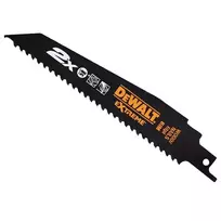 DEWALT DT2307L 228mm 6TPI bimetalinis pjūklo diskas medžiui su vinimis ir metalui