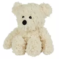 Keel Toys Classic Brown Teddy Bear, 25 cm, užpildytas perdirbtu poliesteriu, su atlasiniu kaspinu, CE sertifikatas, tinka nuo gimimo