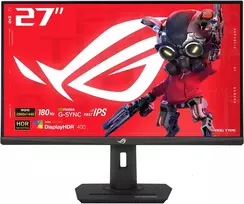 ASUS ROG Strix XG27ACS 27 colių QHD Fast IPS žaidimų monitorius, 180Hz, 1ms, DisplayHDR 400, G-SYNC suderinamas, FreeSync Premium, USB-C