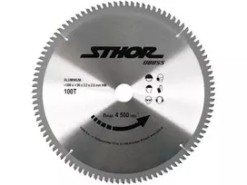 TOYA STHOR 300 mm TCT Diskinis pjūklo diskas aliuminiui ir spalvotiesiems metalams, 100 dantų, 30 mm anga