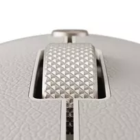 Satechi OntheGo Mouse – belaidė Bluetooth ir 2.4GHz USB-A pelė, įkraunama, keliems įrenginiams, smėlio spalvos
