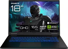 GIGABYTE Gaming A18 3WHK3DEC64SH 18 colių WQXGA Ryzen 7 32GB RAM SSD nešiojamas kompiuteris