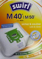Dulkių siurblio maišeliai SWIRL M40 I M50/4