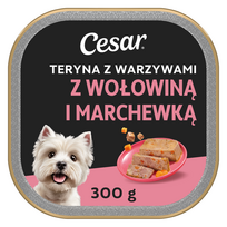 Cesar sriuba su daržovėmis, 300 g, su veršiena ir morkomis