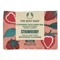 The Body Shop The Body Shop Strawberry Cleansing Face & Body Bar 100 ml Vonios ir dušo priemonė