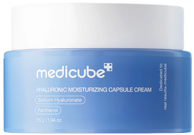MEDICUBE Hyaluronic Moisturizing Capsule veido kremas, 55 g