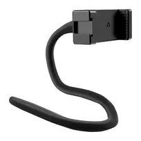 Lankstus gnybtinis laikiklis Puluz PU882B telefonams ir GoPro kameroms, juodas