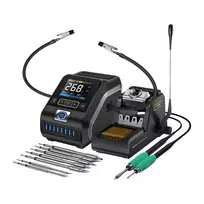 Litavimo stotelė FNIRSI DWS-200F 200W su 2.8" TFT ekranu