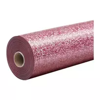 HTVRONT Glitter termo transfero plėvelė, 30.5 x 90 cm, rožinė