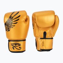 Bokso pirštinės Fairtex Universal "Tight-Fit" Design Falcon gold