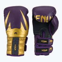 Bokso pirštinės Venum Reverso Boxing dark purple/gold