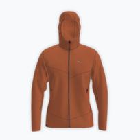 Vyriškas žygio džemperis Salewa Puez Rocca Polarlite Hood Bombay Brown