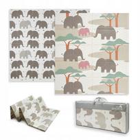 Edukacinis kilimėlis, dvipusis edukacinis putplasčio kilimėlis kūdikiams 180x200 minkštas sulankstomas