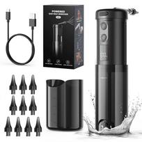 Ausų sieros šalinimo irigatorius, ausų valymo prietaisas, 5 režimai, 10 antgalių, USB-C