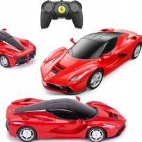 Pulteliu valdoma mašina, nuotoliniu būdu valdomas automobilis Ferrari raudonas 1:24 RC Coil