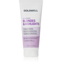 Goldwell Dualsenses Blondes & Highlights Toning Conditioner toninis kondicionierius su violetiniais pigmentais 200 ml