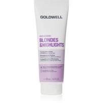 Goldwell Dualsenses Blondes & Highlights Toning Shampoo toninis šampūnas su violetiniais pigmentais 250 ml