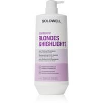 Goldwell Dualsenses Blondes & Highlights Anti-Yellow Shampoo šampūnas geltoniems atspalviams neutralizuoti 1000 ml