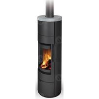 Plieninė krosnelė Romotop Alea 02A, muilo akmens apdaila, 7.4kW