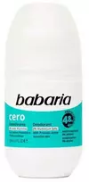 Babaria dezodorantas Roll On Zero 50ml