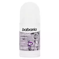 Babaria dezodorantas Cotton Roll On 50ml