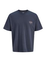 Jack & Jones Junior Marškinėliai 'JORMontauk' gelsvai pilka spalva / tamsiai mėlyna / vandens spalva / oranžinė