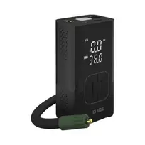 SBS nešiojamasis oro kompresorius su power bank, 3600mAh, juodas