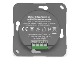 Shelly Wall Display i-Series 2-Output Power Base