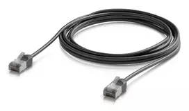 UBIQUITI UACC-CABLE-PATCH-OUTDOOR-C6A-3M-BK Itin plonas ekranuotas lauko Cat6a laidų rinkinys (3 m, juodas)