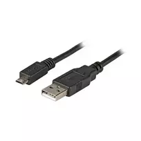 EFB USB 2.0 laidas A–Micro-B 5 kontaktų, 0,5 m, juodas, Classic