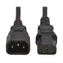 Tripp PDU Power Cord C13 į C14 10A 250V H05VV-F 2m (6.6ft) Juoda