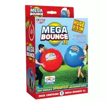 Wicked Vision Mega Bounce XL pripučiamas žaidimų kamuolys - 80 cm vaivorykštinis