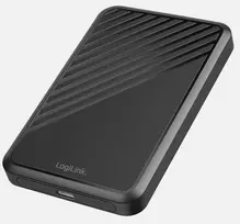 LogiLink UA0458 išorinis 2,5 colio SATA HDD/SSD dėklas, USB 3.2 Gen 1 (5Gbps), be sraigtų, juodas