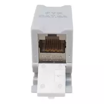 Equip Cat6A ekranuota Keystone mova 1xRJ45 DIN bėgelis pilka