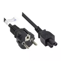 Good Connections maitinimo laidas CEE 7/7 į C5 5m juodas