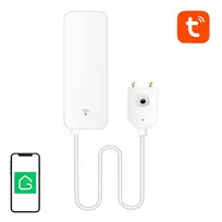 GOSUND S5 WiFi vandens nuotėkio jutiklis su Tuya programėlės įspėjimais, 2.4GHz, IP67 zondas, baltas