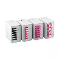 EFB ELEKTRONIK 53705.4V2B2 DIN bėgio priekinė plokštė tuščia 1,7 mm 12x SC-Simplex / LC-Duplex / E2000