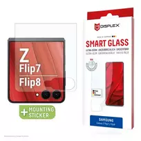 E.V.I. DISPLEX Smart Glass Samsung Galaxy Z Flip7/Z Flip8 – 9H grūdinto stiklo apsauga (permatoma, 0,33 mm)
