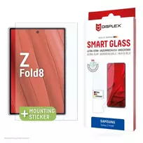 DISPLEX Smart Glass Samsung Galaxy Z Fold8 ekrano apsauginis stiklas – 9H grūdintas stiklas, itin skaidrus, be burbuliukų, apsauga nuo pirštų atspaudų