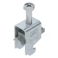 OBO BETTERMANN BS-N1-K-12 FT U formos varžtinis laikiklis, karštai cinkuotas, 8–12 mm, M6 sriegis