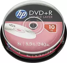 Verbatim DVD+R DL HP 8.5GB 8x dviejų sluoksnių įrašomas diskas 10 vnt. dėžutė