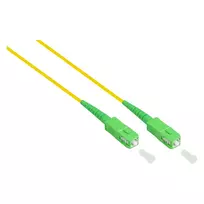 Good Connections OS2 vienmodis šviesolaidinis pataisos kabelis SC/SC UPC vienpusis 9/125µm LSZH 10m geltonas