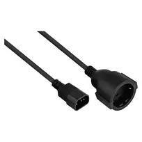 Kabelmeister C14 į Schuko lizdą adapterio laidas 0,15 m juodas