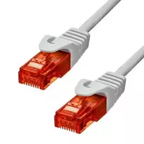 PROXTEND CAT6 U/UTP CU LSZH Ethernet montavimo kabelis, 305 m, baltas, 23 AWG, vientisas varis, 250 MHz, 1Gbps, vidaus montavimui, ritė