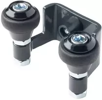 PSG 60.022.7016 Viršutinis vartų kreiptuvas stumdomiems vartams, 42mm ritinėliai, antracito pilka RAL7016